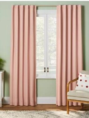 Pink/Red Blackout Curtains Cottagecore Ralph Lauren Inspired